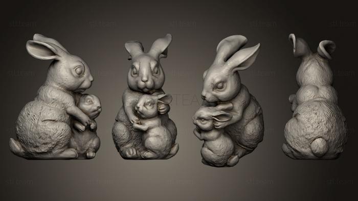Статуэтки животных Мать-кролик